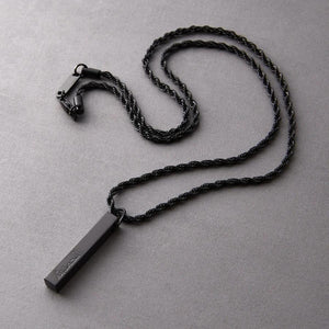 Custom Engraved Bar Necklace